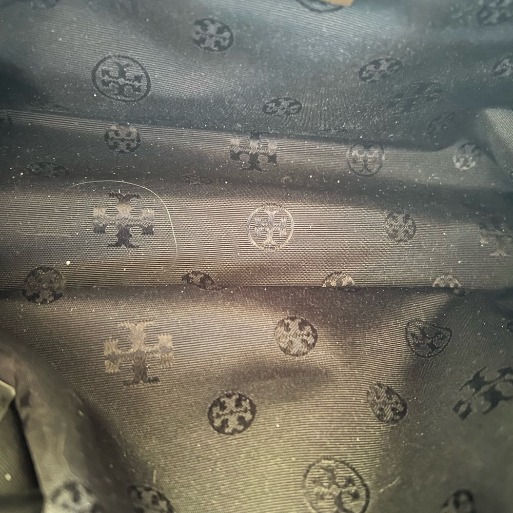 Tory Burch Black Shoulder Bag Pebbled Leather - Picture 8 of 15